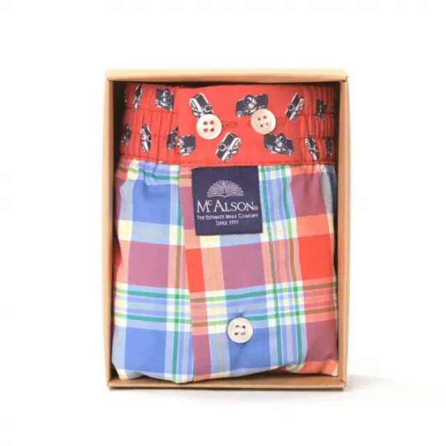 Mc Alson Checkered red caera M4129 large