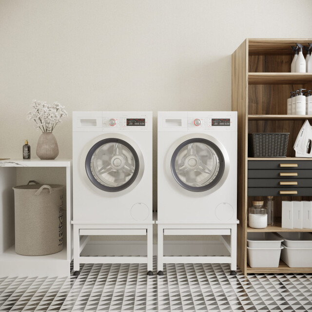 Wasophoogte Wasmachine verhoger – novapro met uittrekbaar plateau - 3445061 large