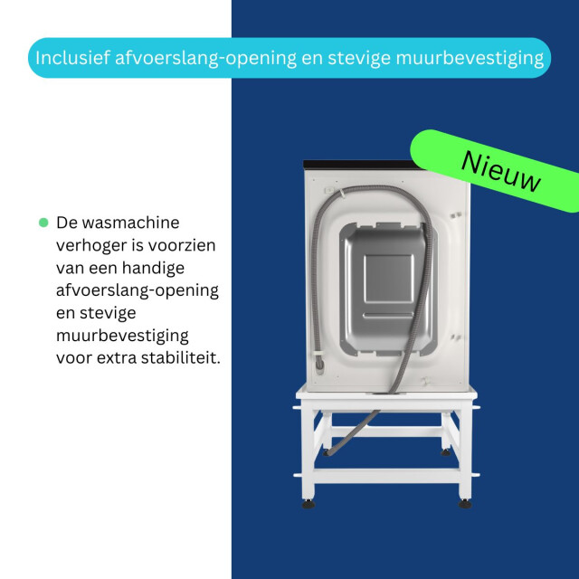 Wasophoogte Wasmachine verhoger – novapro met uittrekbaar plateau - 3445059 large