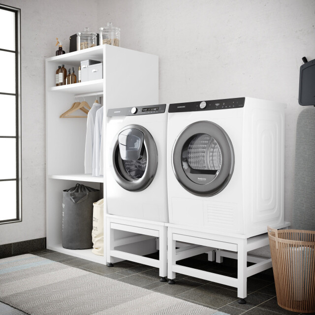 Wasophoogte Wasmachine verhoger – novapro met uittrekbaar plateau - 3445061 large