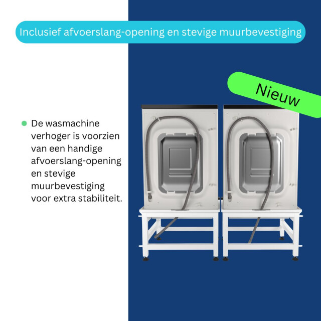 Wasophoogte Wasmachine verhoger – novapro met uittrekbaar plateau - 3445061 large