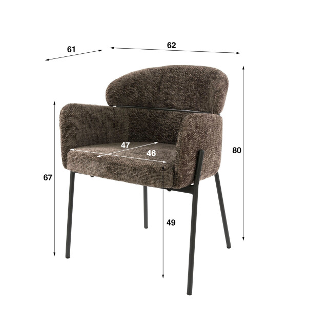 Hoyz armstoel curva verpakt per 2 hoven 3423810 large