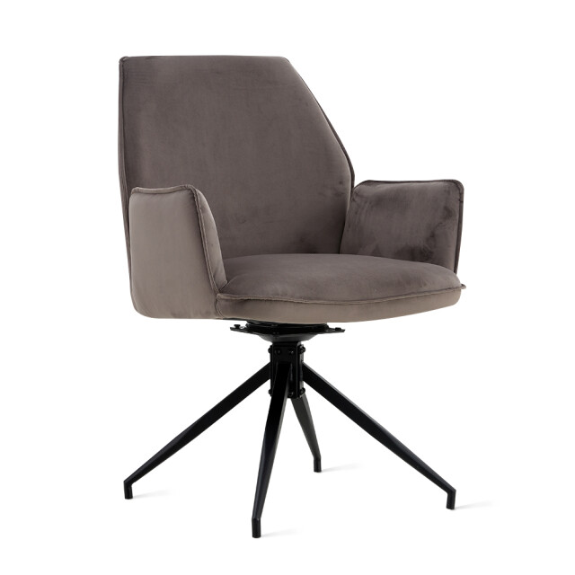 Multifurn Eetkamerstoel jill velvet grijs 2426868 large