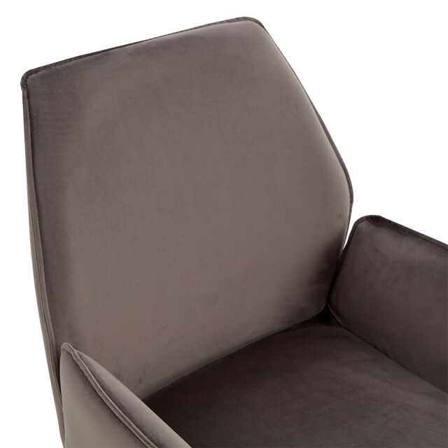 Multifurn Eetkamerstoel jill velvet grijs 2426868 large