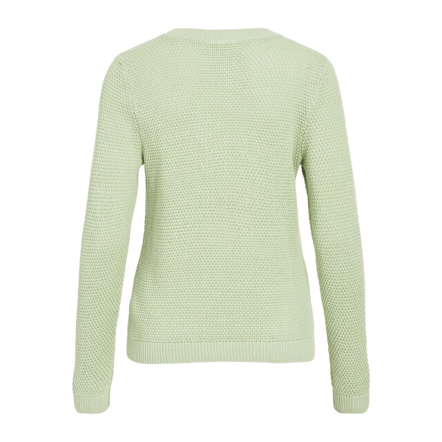 Vila vidalo o-neck l/s knit top- noos 14082767 smoke green 06712.369.0138 large