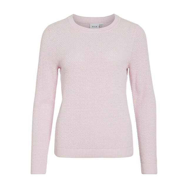 Vila vidalo o-neck l/s knit top- noos 14082767 cherry blossom 06712.615.0098 large