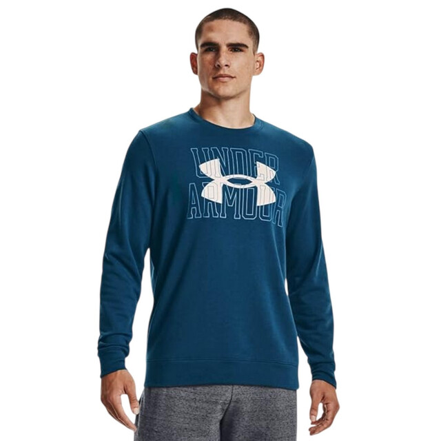 Under Armour Heren rival terry logo sweatshirt UTPP3568_blue large