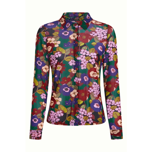 King Louie 09973 blouse ramone mesh muti color 09973 large