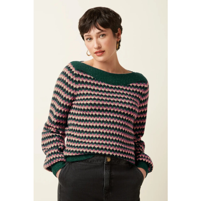 King Louie Erin top flora 09823 pine green 09823 large