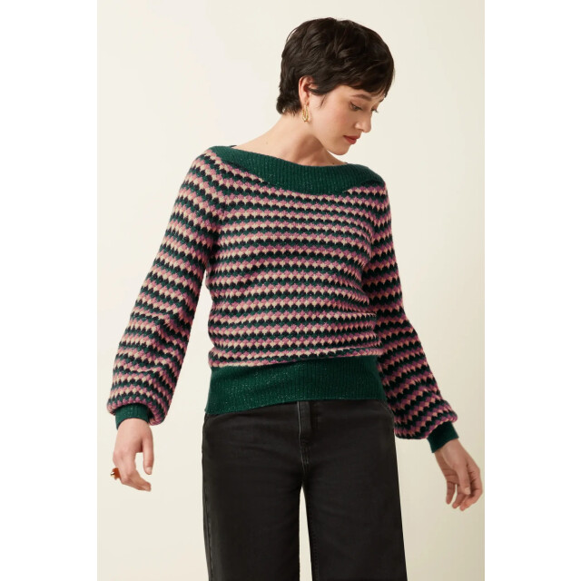 King Louie Erin top flora 09823 pine green 09823 large