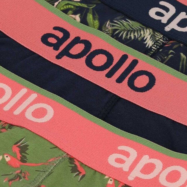 Apollo Heren boxershorts print 3-pack multicolor 000161500-115 large