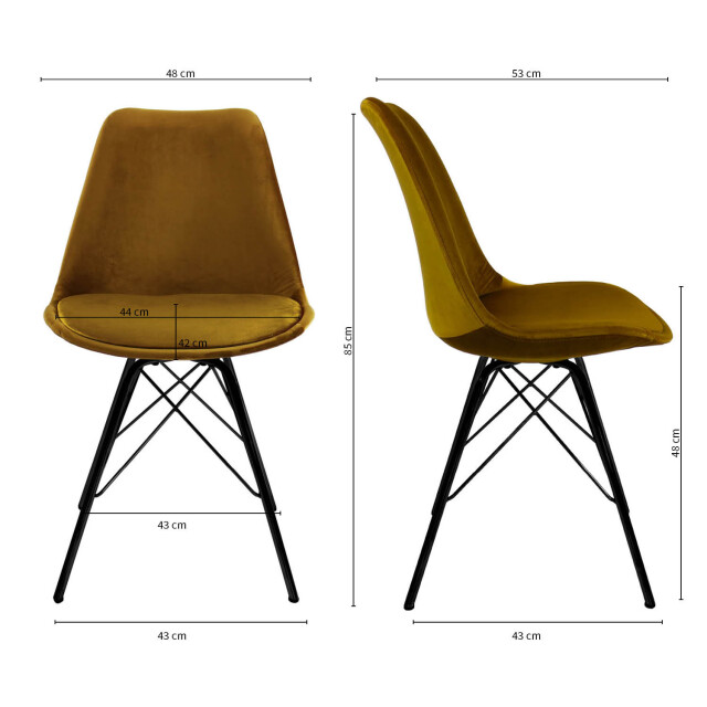 Kick Collection Kick kuipstoel velvet - 611277 large