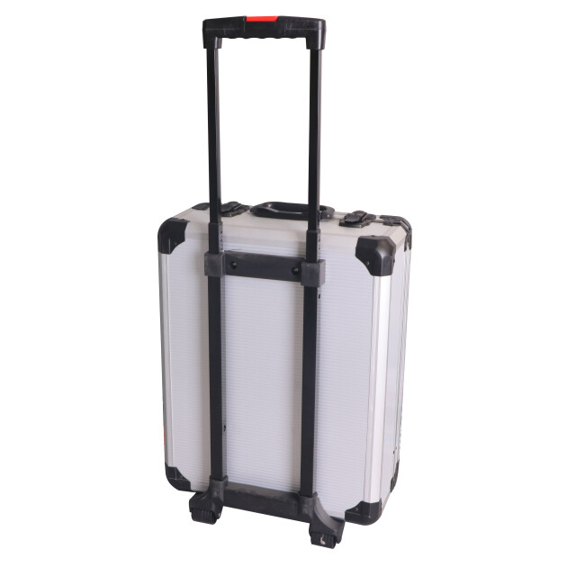 4toolz ® gereedschapskoffer xxl 1020-delig aluminium trolley met wielen 3068381 large