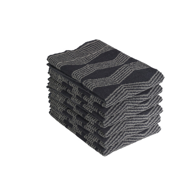 DoubleDry Luxe keukenhanddoeken set 6 stuks 50x50 cm 100% katoen hoge 3448172 large