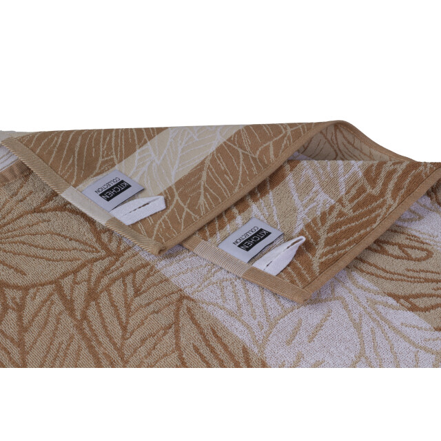 DoubleDry Luxe theedoeken set 6 stuks 50x70 cm 100% katoen hoge 3448178 large