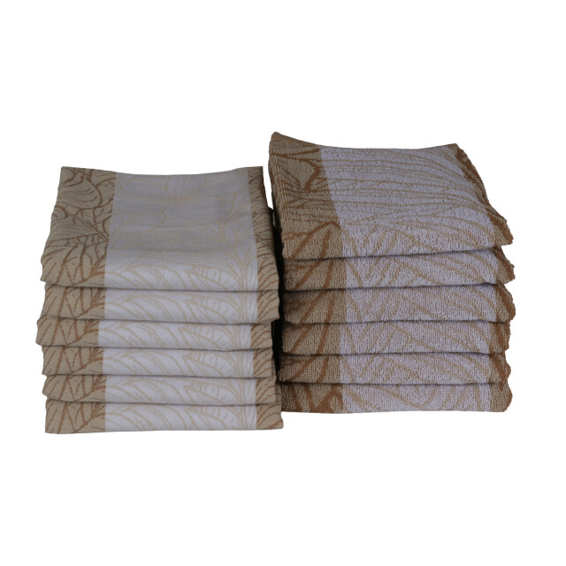 DoubleDry Theedoeken en keukendoeken set 12 stuks 100% katoen hoge 3448180 large