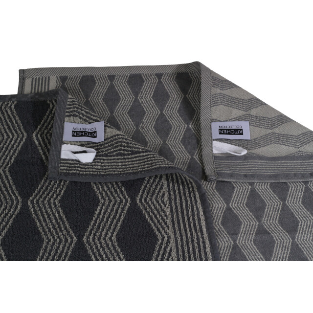 DoubleDry Theedoeken en keukendoeken set 12 stuks 100% katoen hoge 3448179 large