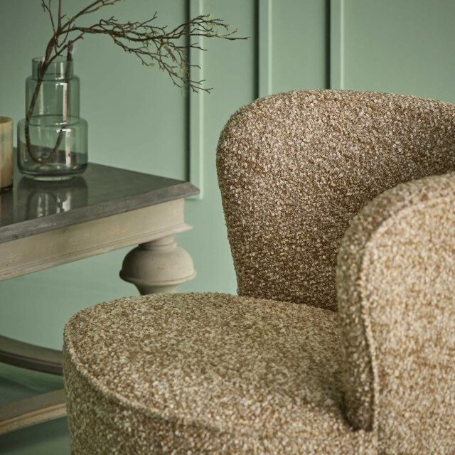 Signature Draaifauteuil van karamelstof barnabÉ 3447805 large