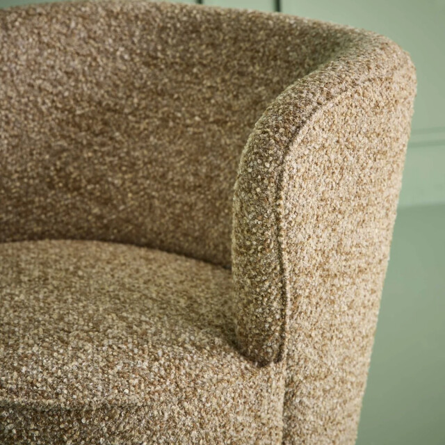 Signature Draaifauteuil van karamelstof barnabÉ 3447805 large