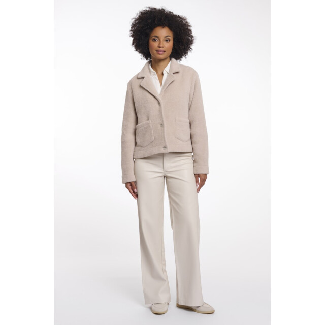 Rino & Pelle boxy jacket with lapel collar bobien.7002621 11018 smoked pearl 06111.171.0135 large