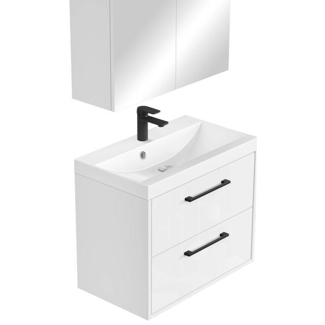 Badplaats Badkamermeubel set florence 01 60 cm – hoogglans – hangend 3449138 large