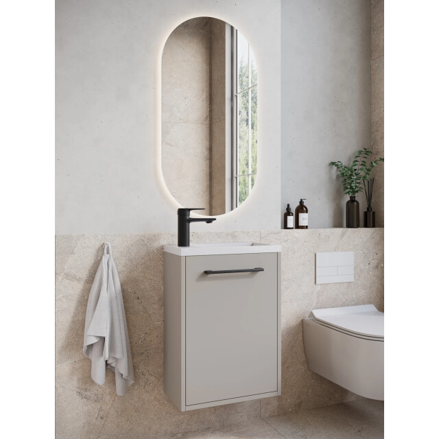 Badplaats Toiletmeubel met wasbak florence 40 x 22 cm – – fonteinmeubel 3449150 large