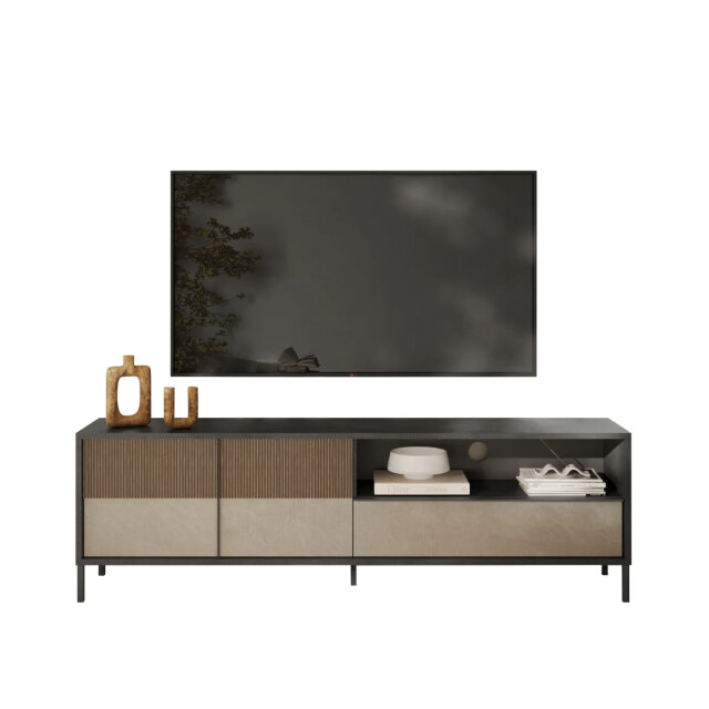 CaliCosy Groot tv-meubel met 2 deuren, 1 lade en 1 open vak l206 cm everest 3449109 large