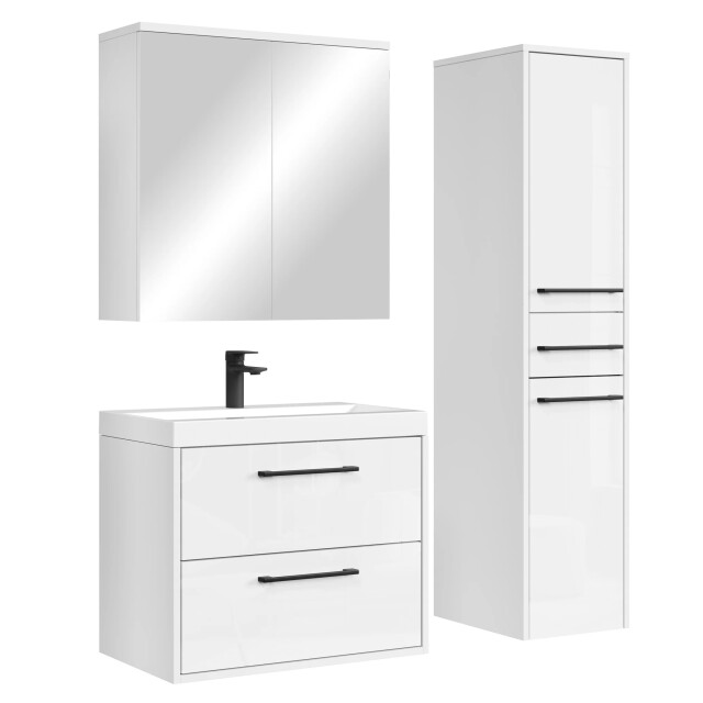 Badplaats Badkamermeubel set florence 60 cm – hoogglans – hangend badmeubel 3449135 large