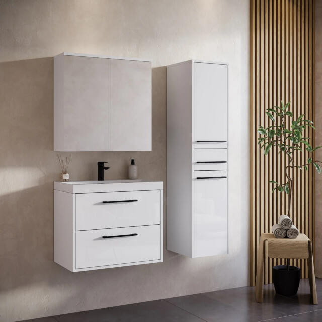 Badplaats Badkamermeubel set florence 60 cm – hoogglans – hangend badmeubel 3449135 large