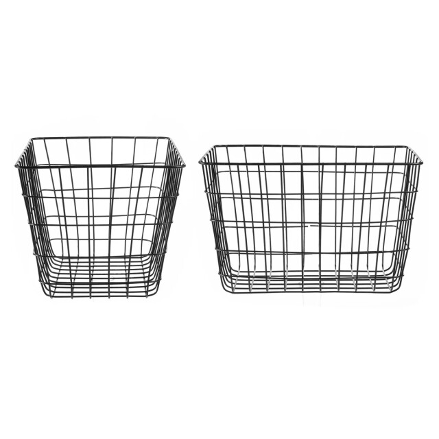 CaliCosy Panier filaire noir moyen modèle h23 cm 3449077 large