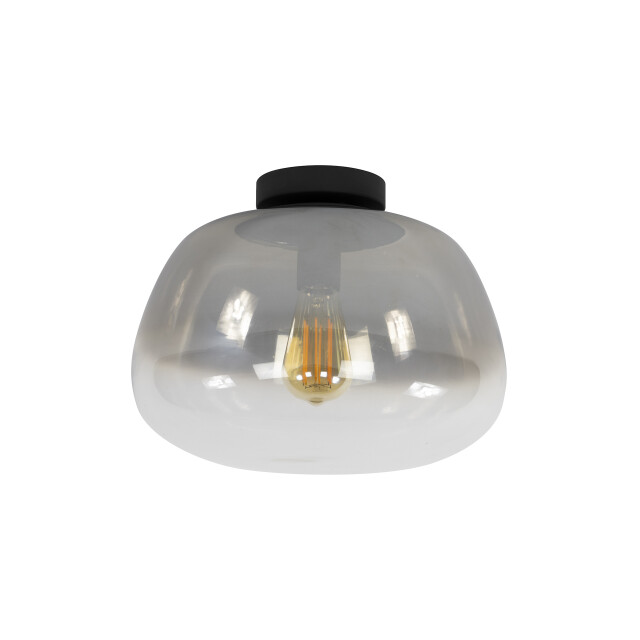 Hoyz plafondlamp pulse shaded 1-lichts smoke grey glas 3423842 large