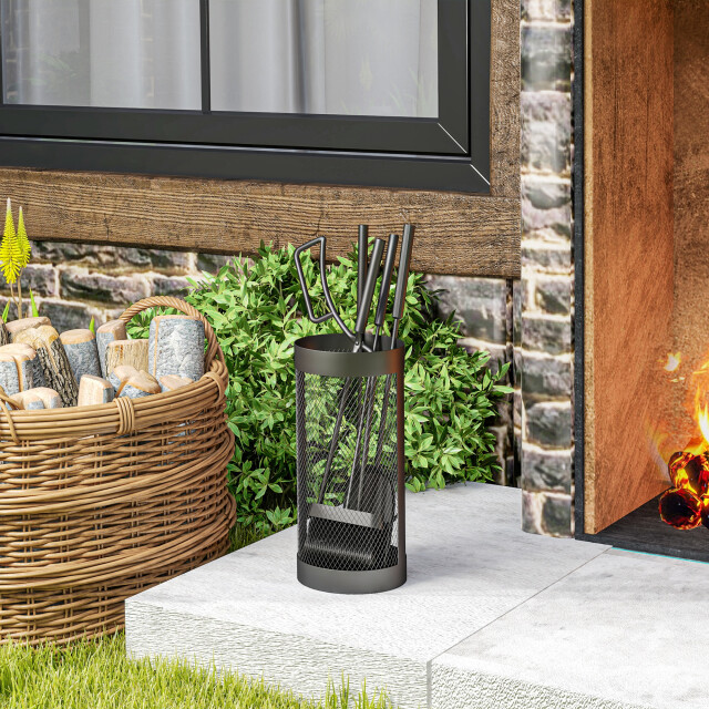 4goodz Haardset 5-delig openhaard gereedschap metaal - 3449155 large