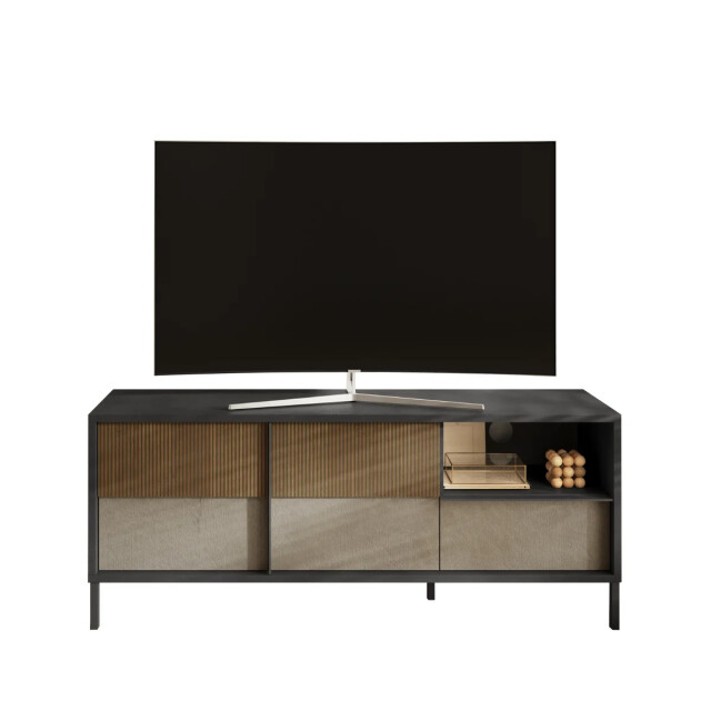 CaliCosy Klein tv-meubel met 2 deuren, 1 lade en 1 open vak l156 cm everest 3449111 large