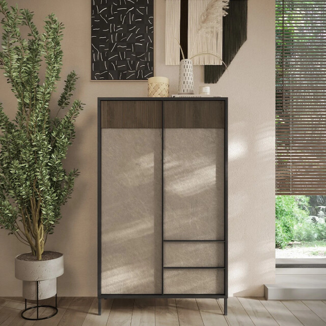 CaliCosy Dressoir met 2 deuren, 2 lades en 3 legplanken l106 cm everest 3449113 large