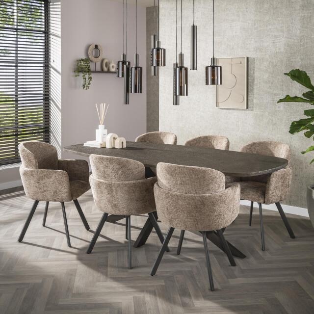 Hoyz hanglamp sepiora 5+4-lichts sienna 3423849 large