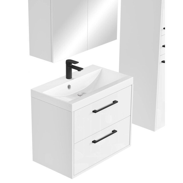 Badplaats Badkamermeubel set florence 60 cm – hoogglans – hangend badmeubel 3449135 large