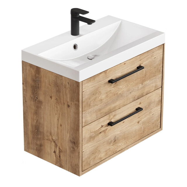 Badplaats Badkamermeubel set florence 01 60 cm – kastanje – hangend 3449140 large