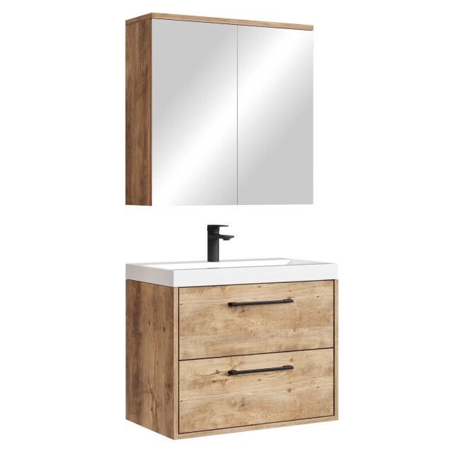 Badplaats Badkamermeubel set florence 01 60 cm – kastanje – hangend 3449137 large