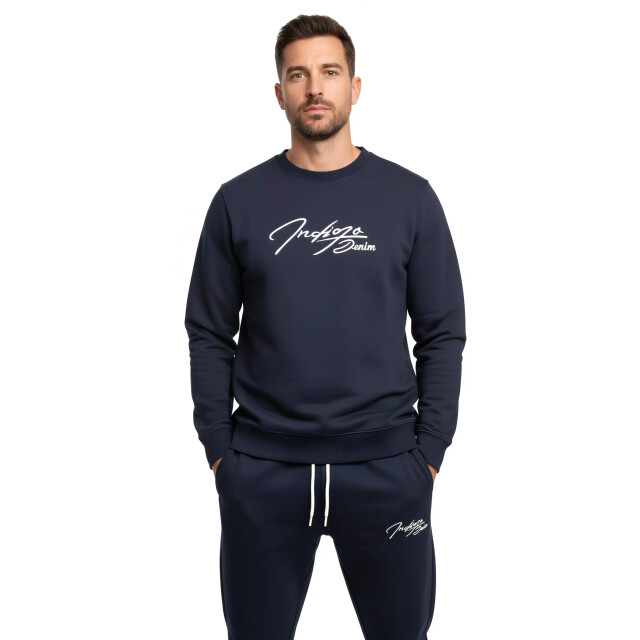 Indigo Denim Denim joggingpak heren navy ID071-1-1-1 large