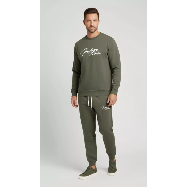 Indigo Denim Denim joggingpak heren kaki ID070-1-1 large