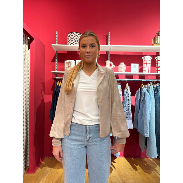 Helena Hart 7640 blazer lora velour sand 7640 large