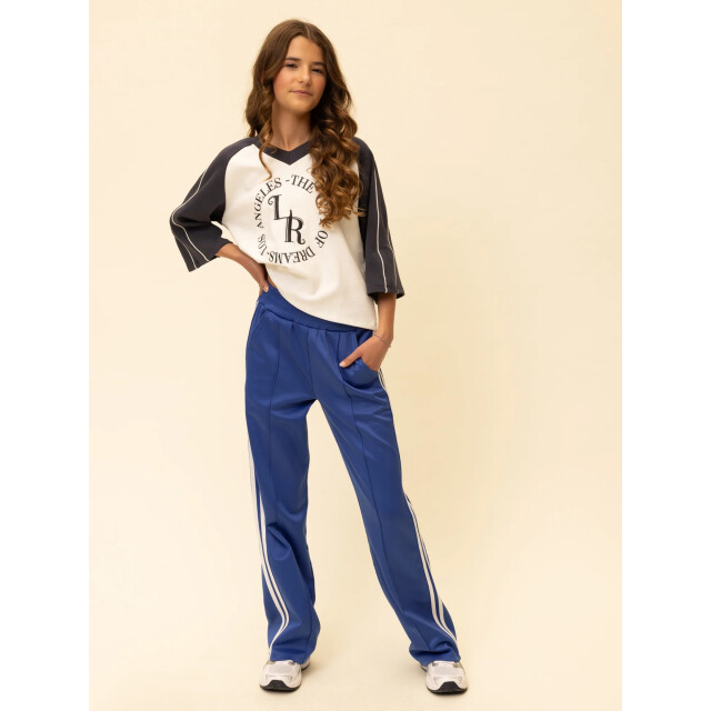 Looxs Revolution Cropped and loose-fit t-shirt raglan voor meisjes in de kleur 2601-5455-012 large