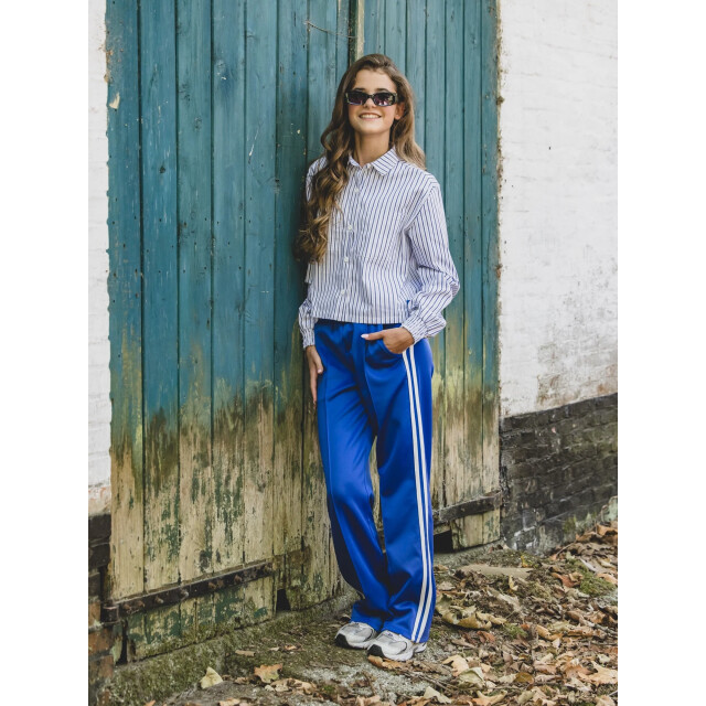 Looxs Revolution Sporty sweat pants kobalt voor meisjes in de kleur 2601-5601-140 large