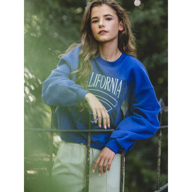 Looxs Revolution Sweater kobalt california voor meisjes in de kleur 2601-5320-140 large