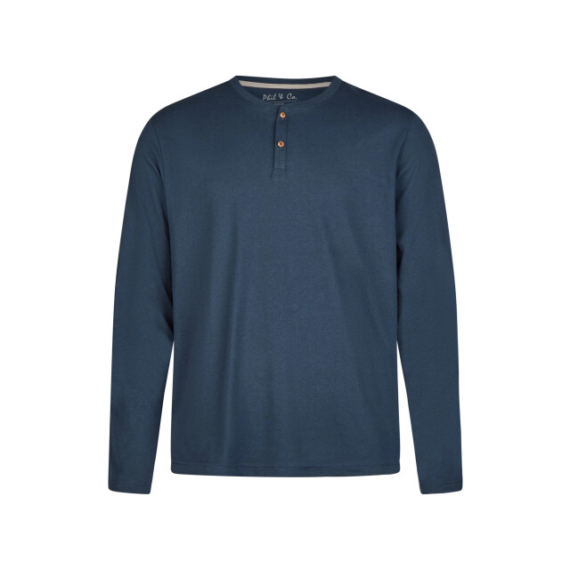 Phil & Co Heren winter pyjama set lang donker gestreept PH-6128-02 large