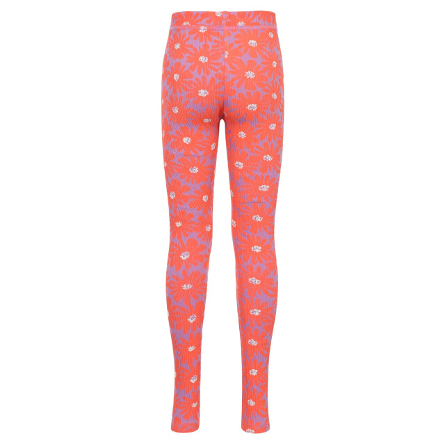 Looxs Revolution Jersey legging koraal floral spring voor meisjes in de kleur 2601-7504-985 large
