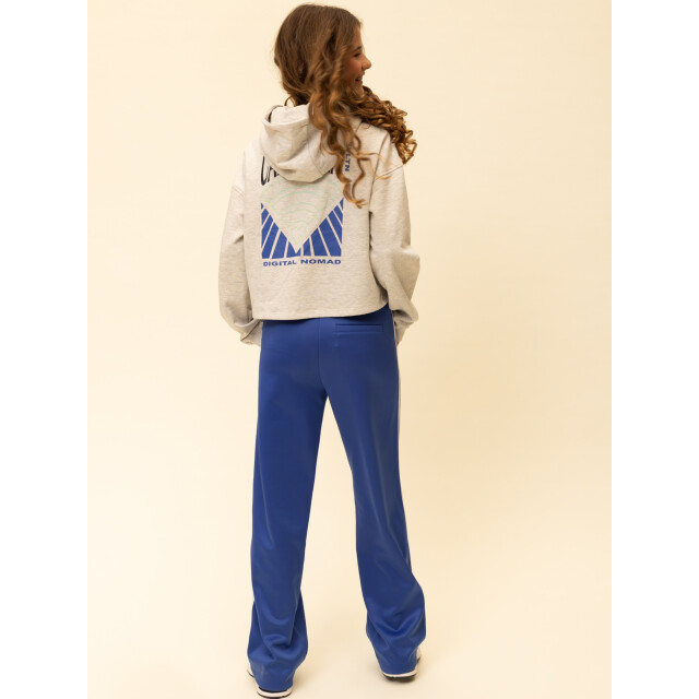 Looxs Revolution Hoody snow melee back print voor meisjes in de kleur 2601-5323-029 large