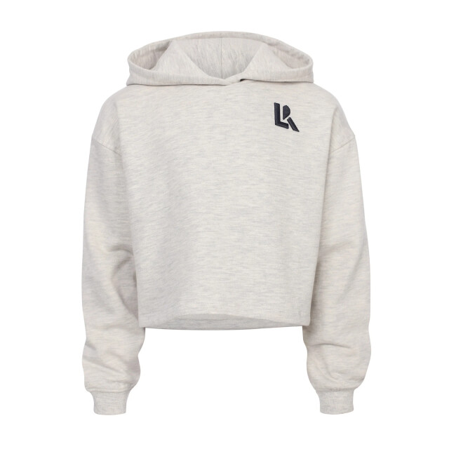 Looxs Revolution Hoody snow melee back print voor meisjes in de kleur 2601-5323-029 large