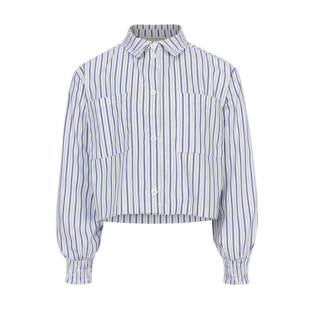 Looxs Revolution Blouse gestreept kobalt voor meisjes in de kleur 2601-5105-850 large