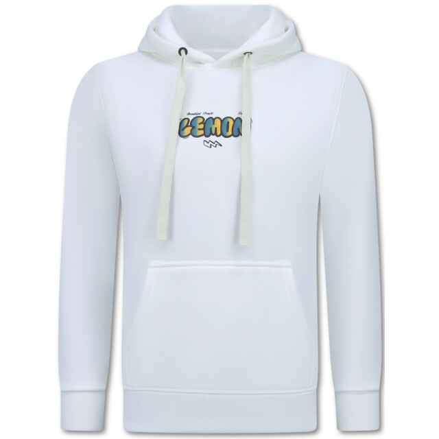 True Rise Oversized hoodie met capuchon lemon rock FF-5793 large